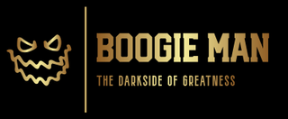 BOOGIE MAN THE DARKSIDE OF GREATNESS logo