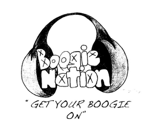 BOOGIE NATION "GET YOUR BOOGIE ON" logo
