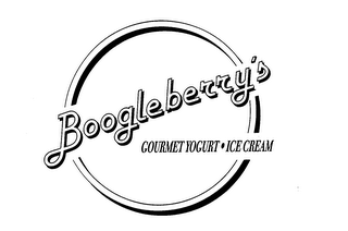 BOOGLEBERRY'S GOURMET YOGURT ICE CREAM logo