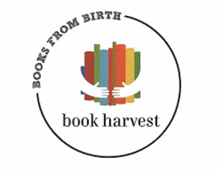 BOOK HARVEST BOOKS FROM BIRTH logo
