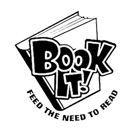 BOOK IT! FEED THE NEED TO READ logo