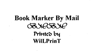 BOOK MARKER BY MAIL PRINTED BY WILPRINT logo