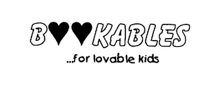 BOOKABLES FOR LOVEABLE KIDS logo