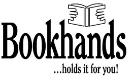 BOOKHANDS...HOLDS IT FOR YOU! logo