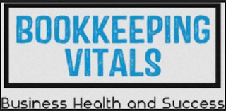 BOOKKEEPING VITALS BUSINESS HEALTH AND SUCCESS logo