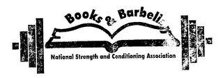 BOOKS AND BARBELLS NATIONAL STRENGTH AND CONDITIONING ASSOCIATION logo