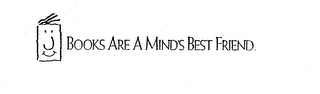 BOOKS ARE A MIND'S BEST FRIEND. logo