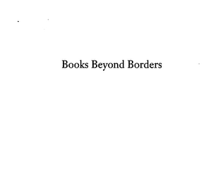 BOOKS BEYOND BORDERS logo
