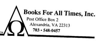 BOOKS FOR ALL TIMES, INC. logo