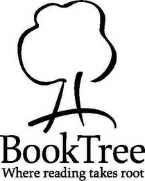 BOOKTREE WHERE READING TAKES ROOT logo