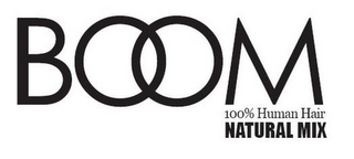 BOOM 100% HUMAN HAIR NATURAL MIX logo