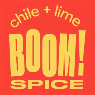 BOOM! CHILE + LIME SPICE logo