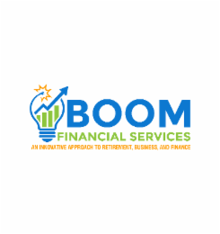 BOOM FINANCIAL SERVICES AN INNOVATIVE APPROACH TO RETIREMENT, BUSINESS, AND FINANCE logo