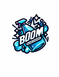 BOOM GLASS CLEANER logo