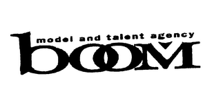 BOOM MODEL AND TALENT AGENCY logo