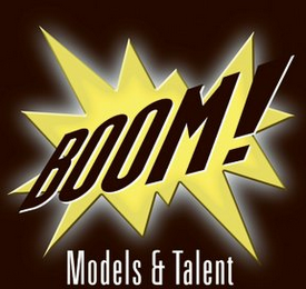 BOOM! MODELS & TALENT logo