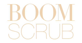 BOOM SCRUB logo