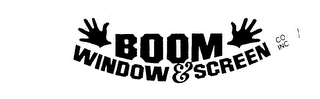 BOOM WINDOW & SCREEN CO. INC. logo