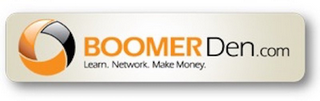 BOOMER DEN.COM LEARN. NETWORK. MAKE MONEY. logo