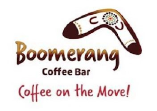 BOOMERANG COFFEE BAR COFFEE ON THE MOVE! logo