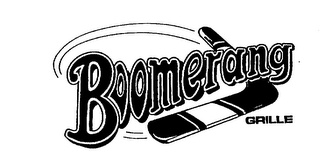 BOOMERANG GRILLE logo