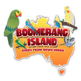 BOOMERANG ISLAND BIRDS FROM DOWN UNDER logo