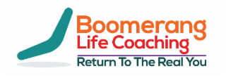 BOOMERANG LIFE COACHING RETURN TO THE REAL YOU logo