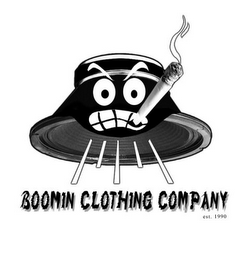 BOOMIN CLOTHING COMPANY EST. 1990 logo