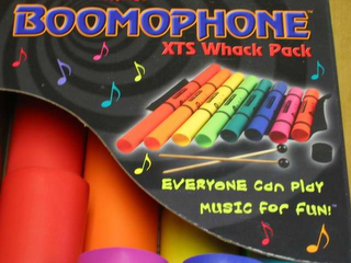 BOOMOPHONE XTS WHACK PACK EVERYONE CAN PLAY MUSIC FOR FUN logo