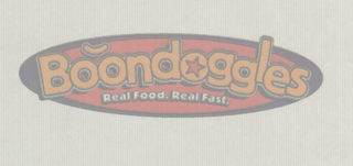 BOONDOGGLES REAL FOOD. REAL FAST. logo