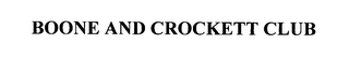 BOONE AND CROCKETT CLUB logo
