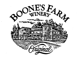 BOONE'S FARM WINERY ORIGINAL logo
