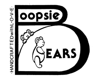 BOOPSIE BEARS HANDCRAFTEDWITHL-O-V-E logo