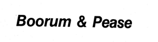 BOORUM & PEASE logo