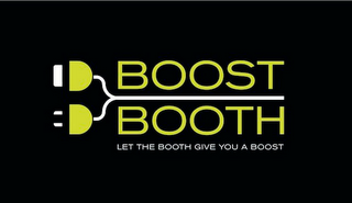 BOOST BOOTH LET THE BOOTH GIVE YOU A BOOST logo