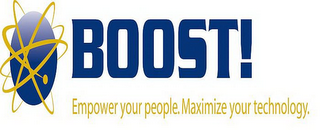 BOOST! EMPOWER YOUR PEOPLE. MAXIMIZE YOUR TECHNOLOGY. logo