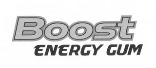 BOOST ENERGY GUM logo
