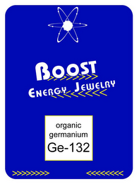 BOOST ENERGY JEWELRY ORGANIC GERMANIUM GE-132 logo