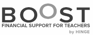 BOOST FINANCIAL SUPPORT FOR TEACHERS BY HINGE logo