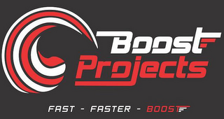 BOOST PROJECTS FAST - FASTER - BOOST logo