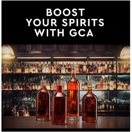 BOOST YOUR SPIRITS WITH GCA logo