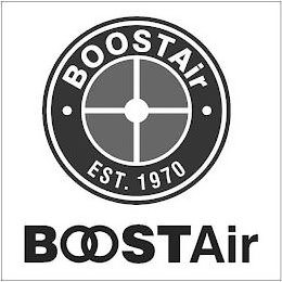 BOOSTAIR · EST. 1970 · BOOSTAIR logo