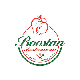 BOOSTAN RESTAURANTS AMERICAN & MIDDLE EASTERN CUISINES logo