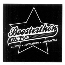 BOOSTERTHON FUN RUN FITNESS · EDUCATION · CHARACTER logo