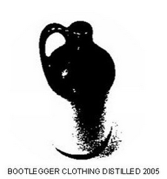 BOOTLEGGER CLOTHING DISTILLED 2005 logo