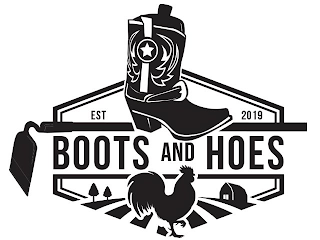 BOOTS AND HOES EST 2019 logo