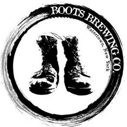 BOOTS BREWING CO. WATERTOWN, NEW YORK logo