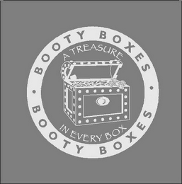 BOOTY BOXES · BOOTY BOXES · A TREASURE IN EVERY BOX logo