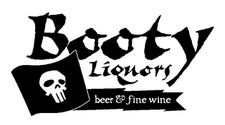 BOOTY LIQUORS BEER & FINE WINE logo