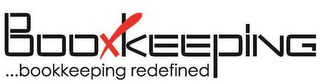 BOOXKEEPING ... BOOKKEEPING REDEFINED logo